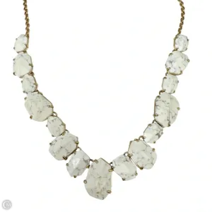12k Gold-Plated Faceted Stone Frontal Necklace Designer By Kate Spade Kate Spade Bags