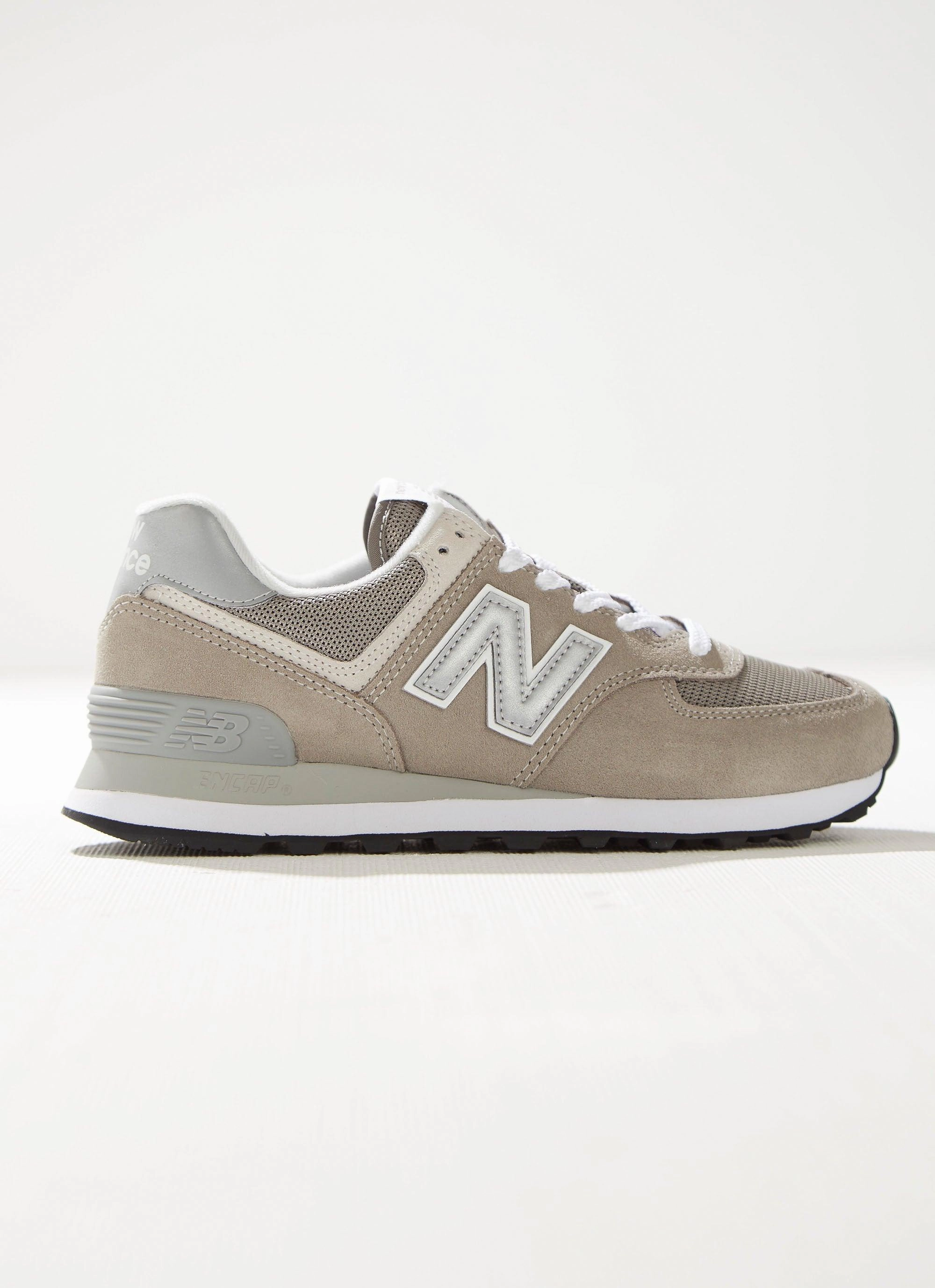 574 Sneaker - Grey with White