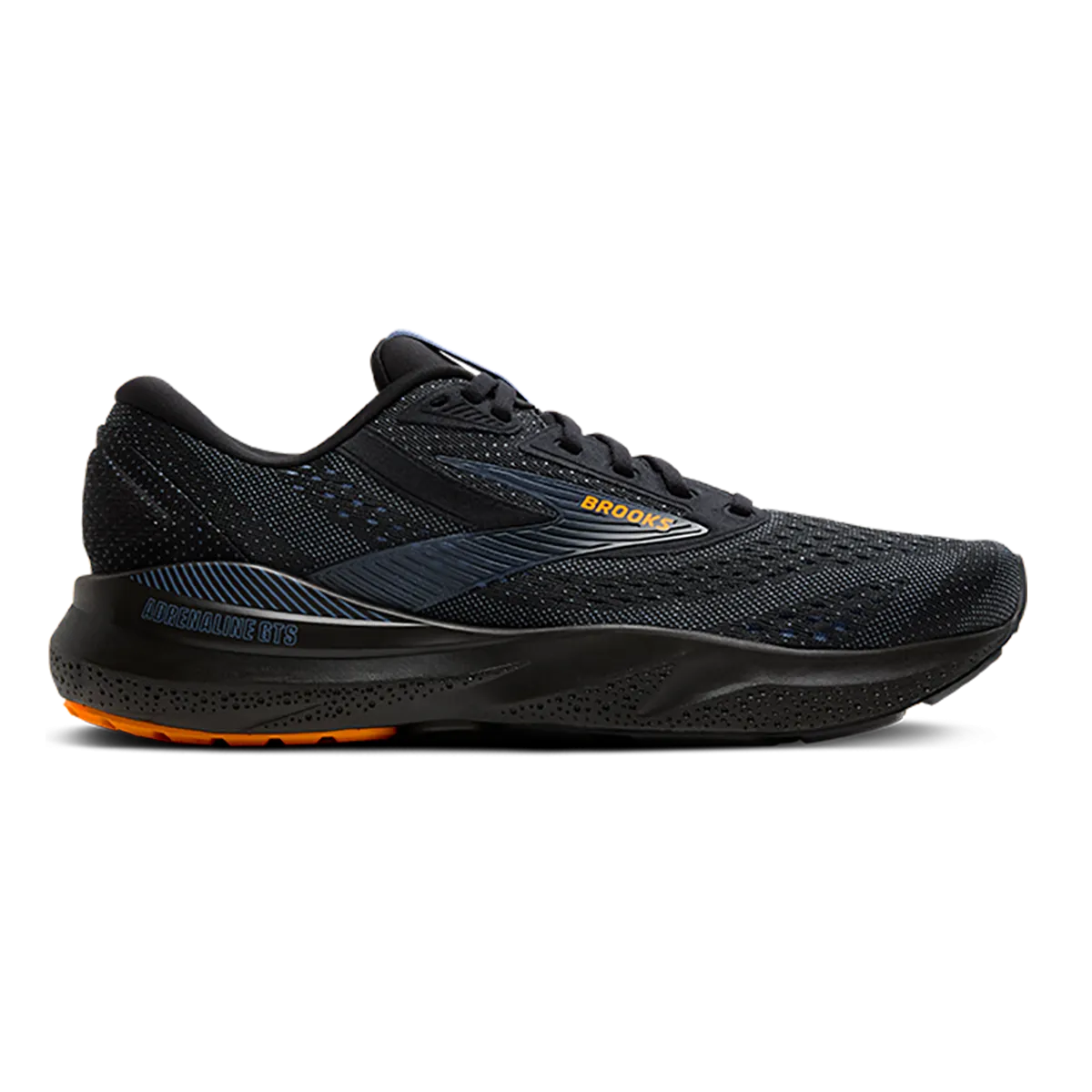 Brooks Adrenaline GTS 24 Black - Country Blue - Orange Sought-after Handsome