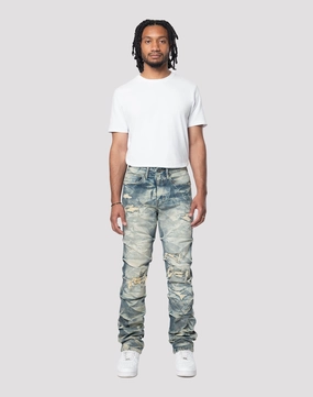Activewear gear Grindhouse Lightning Effect Toasted Denim Jean Trendy gear