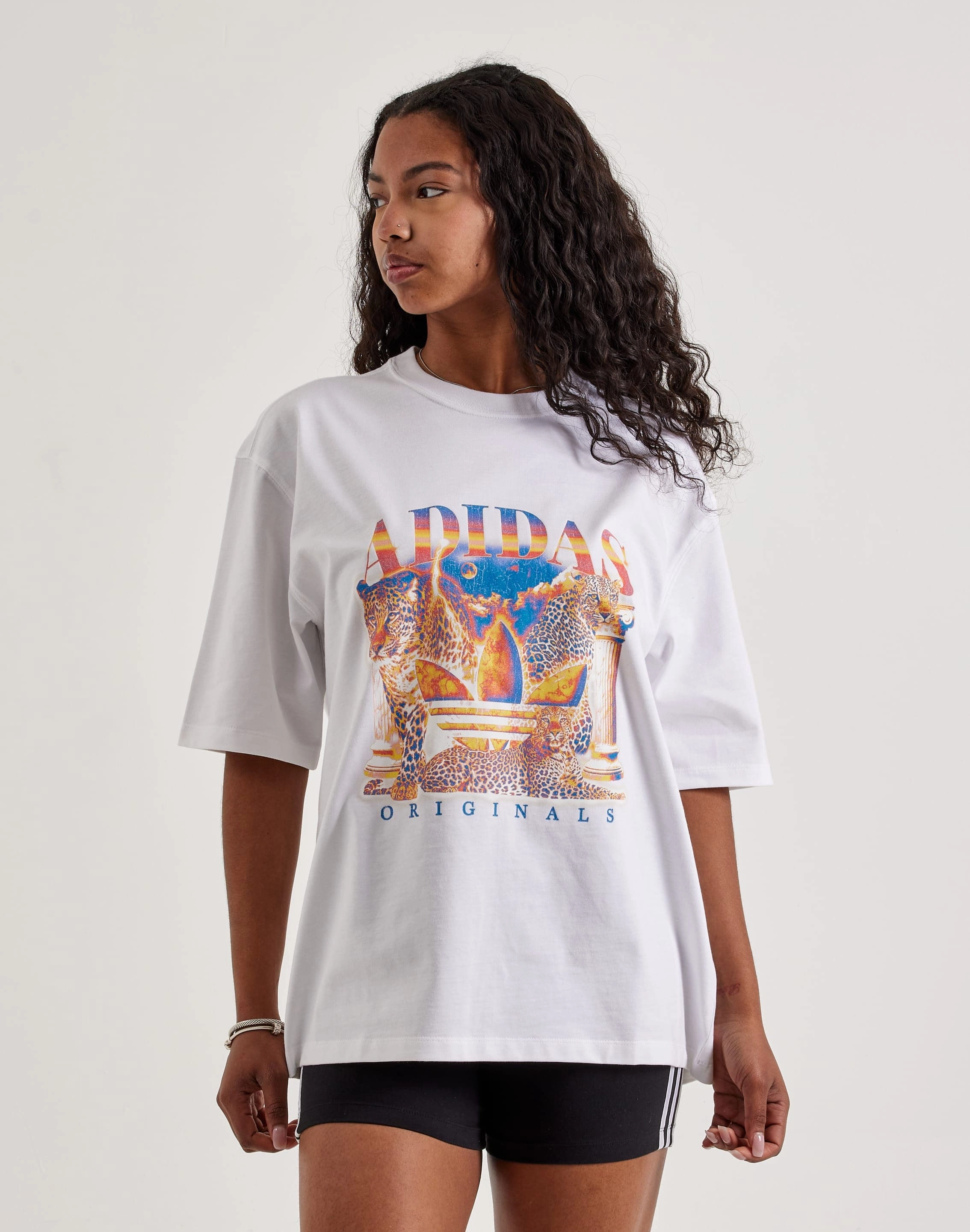 Adidas Leopard Graphic Tee Free shipping offers Fashion essentials