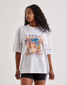 Adidas Leopard Graphic Tee Free shipping offers Fashion essentials