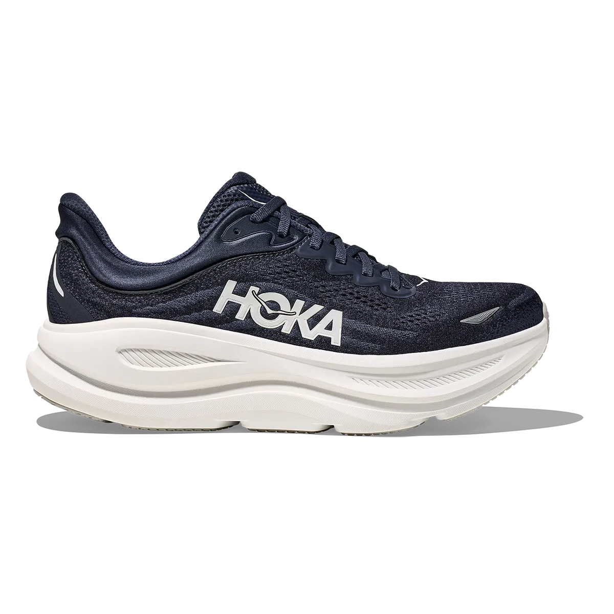 Adored Hoka Bondi 9 Varsity Navy - White Mindful