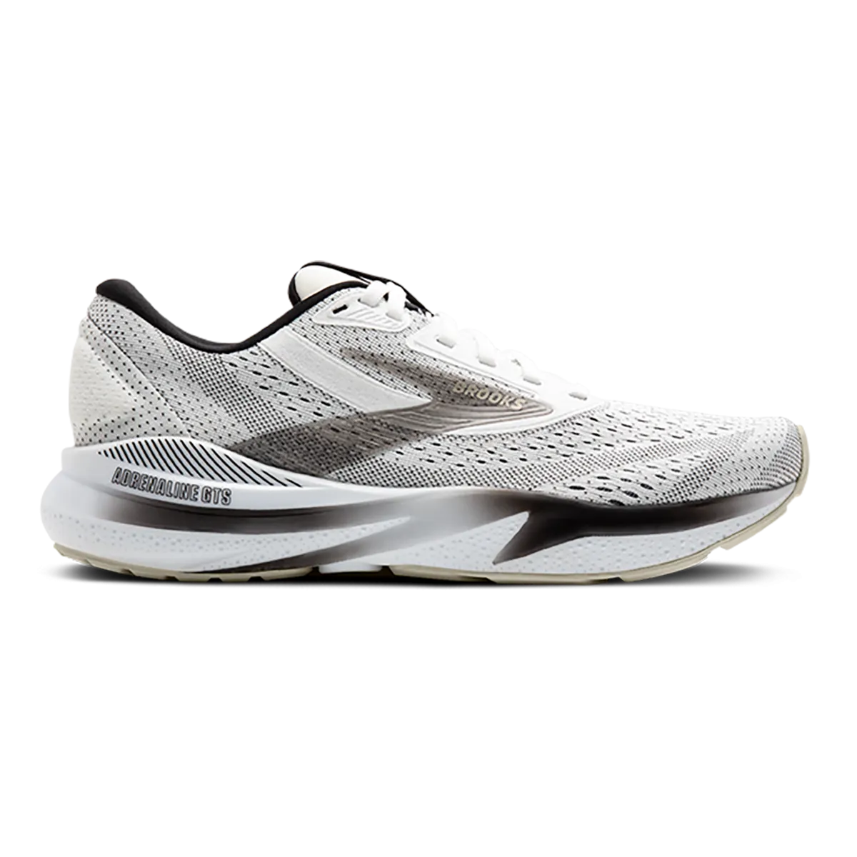 Brooks Adrenaline GTS 24 White - Black - Pelican Amazing Nostalgic