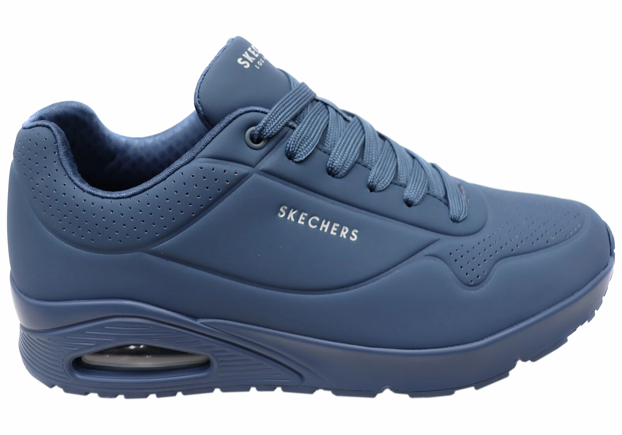 Apparel & Footwear Skechers Mens Uno Stand On Air Lace Up Memory Foam Shoes Stationery