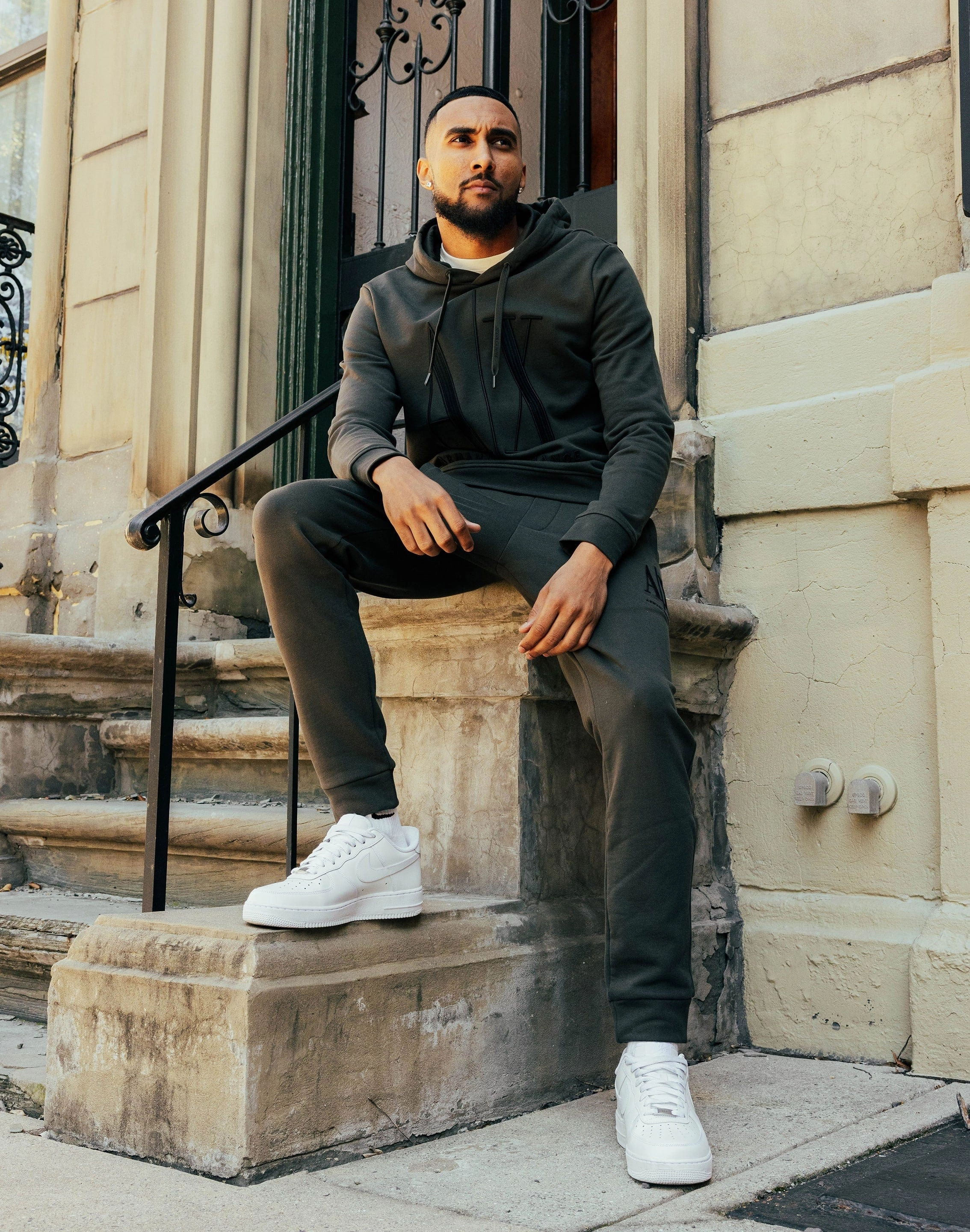 Outerwear options Armani Exchange Icon Logo Hoodie Fashion trends by region