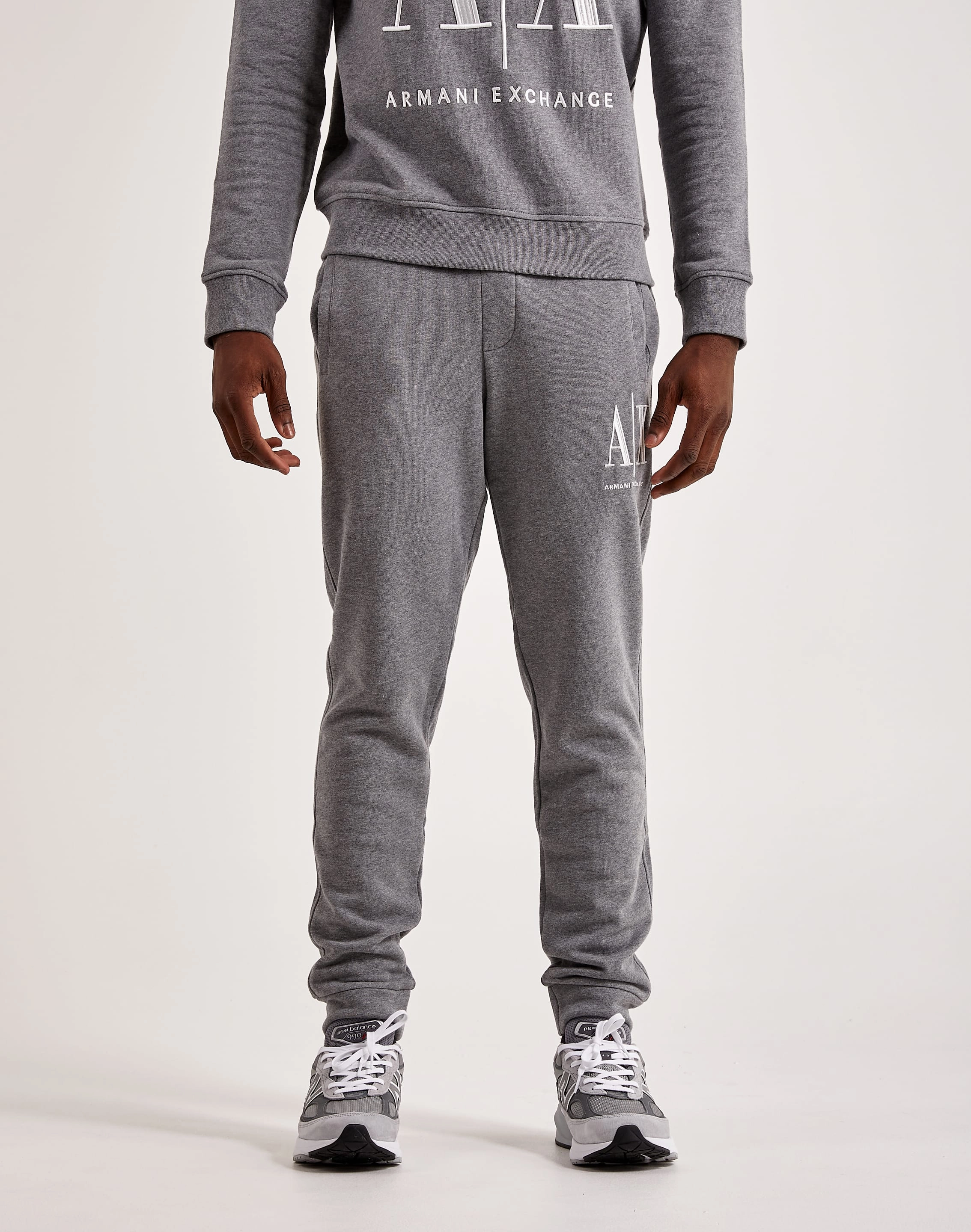 High - end fashion Armani Exchange Icon Logo Sweatpants Fashionable goods