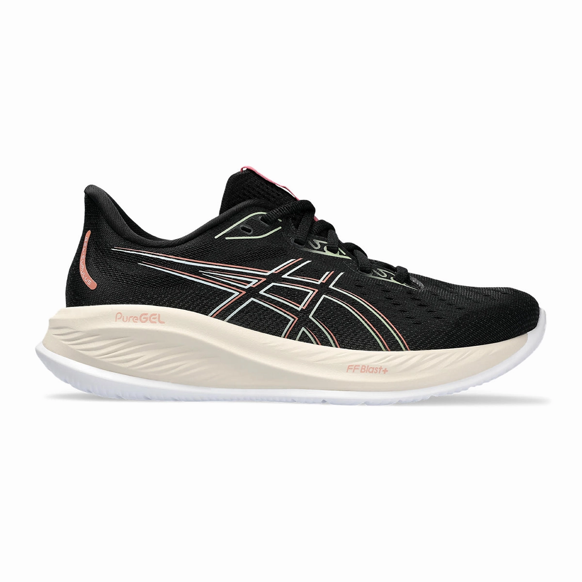Asics Gel Cumulus 26 - Black - Dark Jade Impressive Dependable