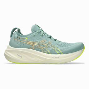 Asics Gel Nimbus 26 - Light Celadon - Safety Yellow Wide-ranging Plush