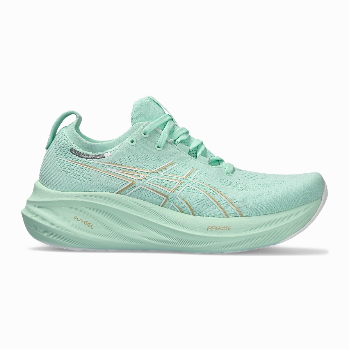 Asics Gel Nimbus 26 - Mint Tint - Pale Mint Coveted Celebrated
