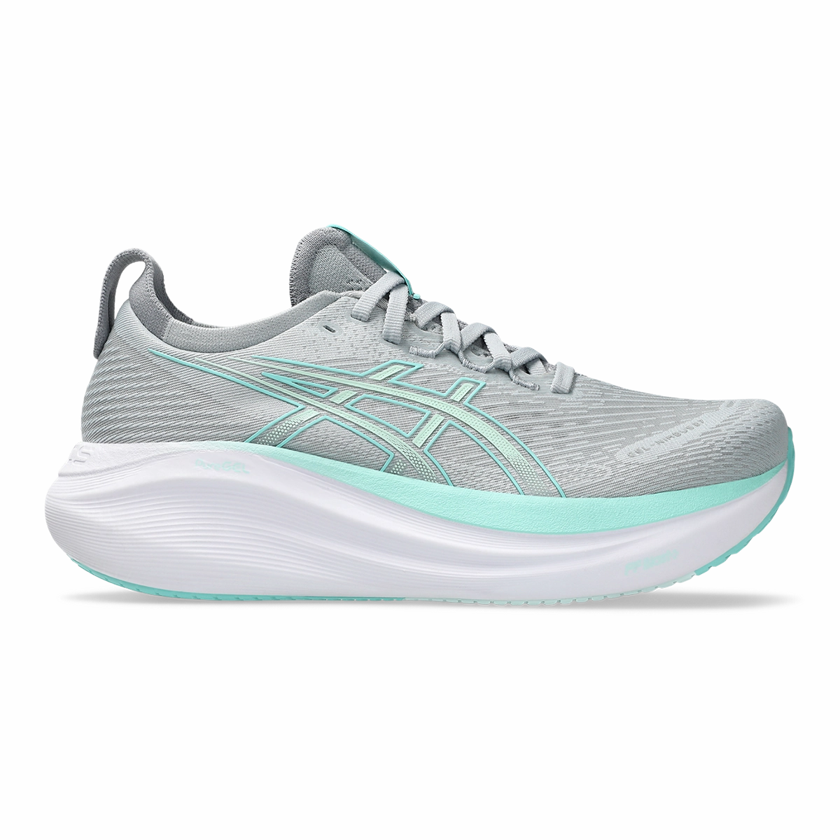Cultivated Asics Gel Nimbus 27 Piedmont Grey - Illuminate Mint Determined