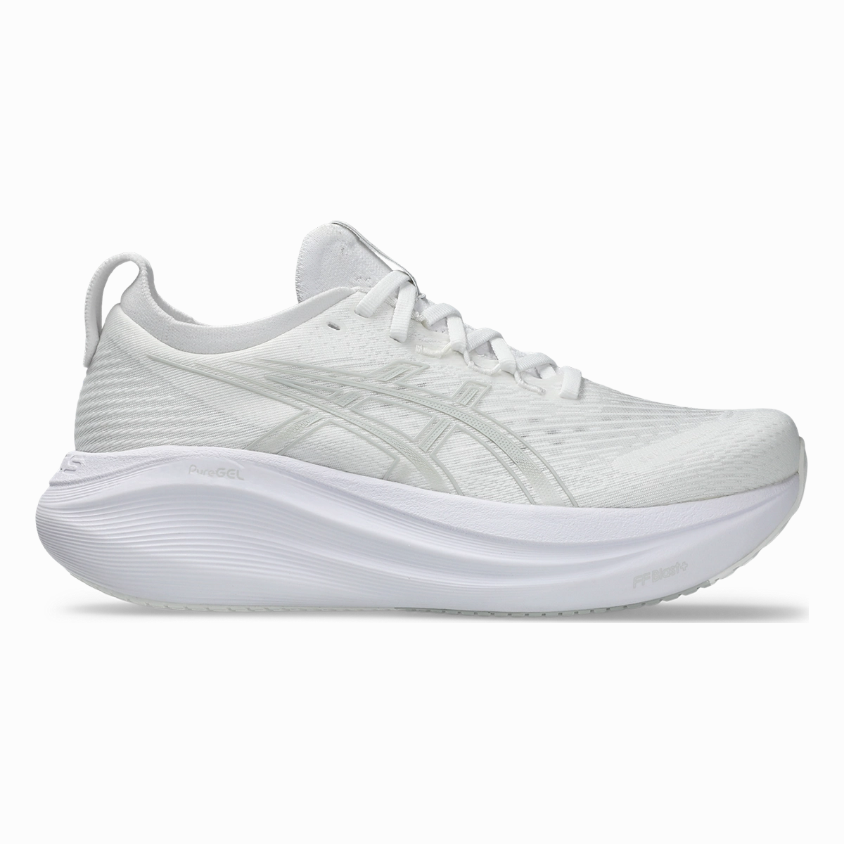 Asics Gel Nimbus 27 White - Glacier Grey Incredible Nature-friendly