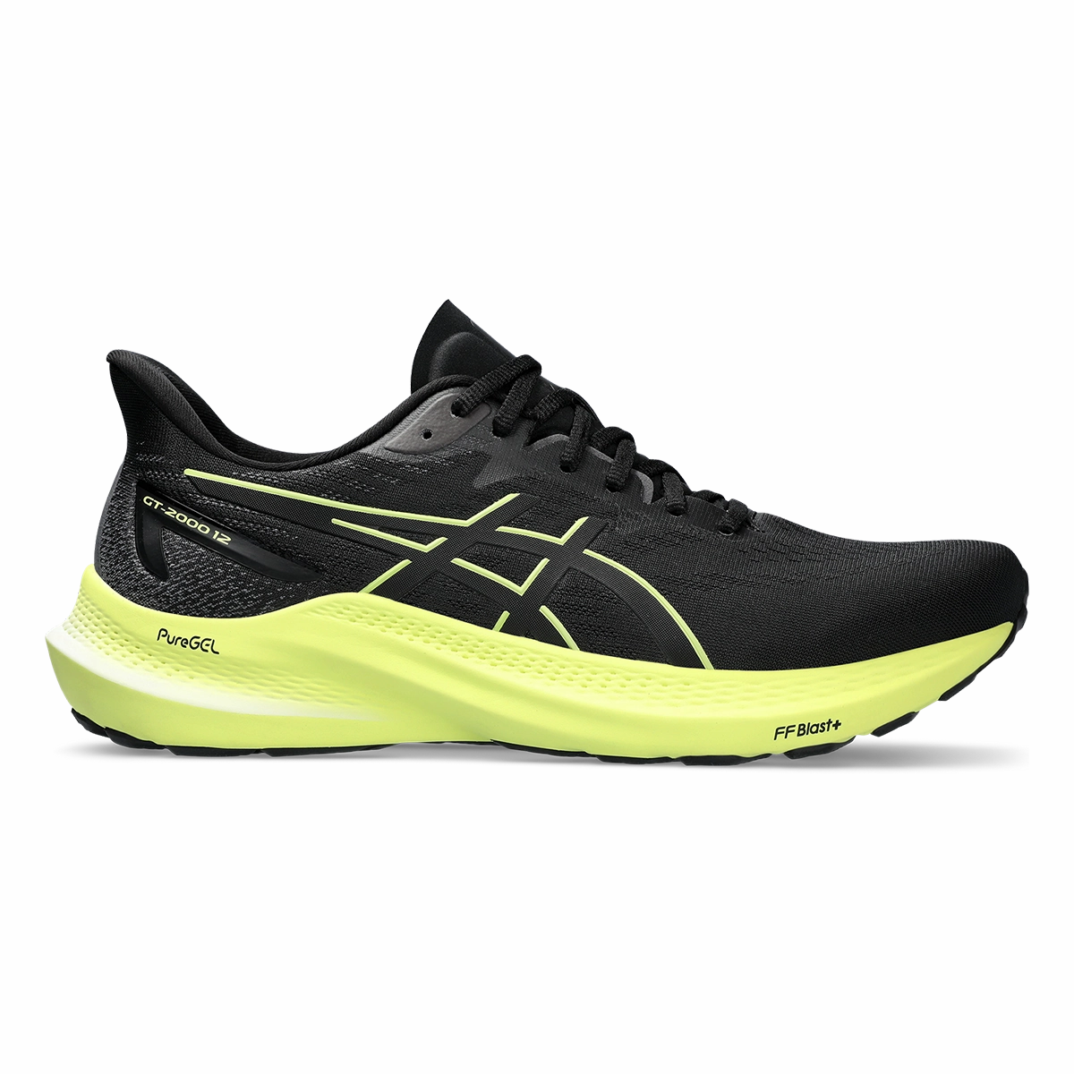 Asics GT 2000 12 - Black - Glow Yellow
