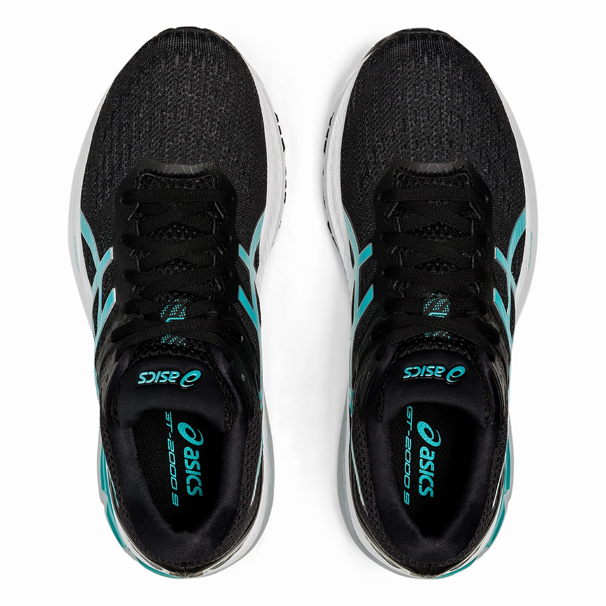 Asics GT 2000 9 - Black - Techno Cyan