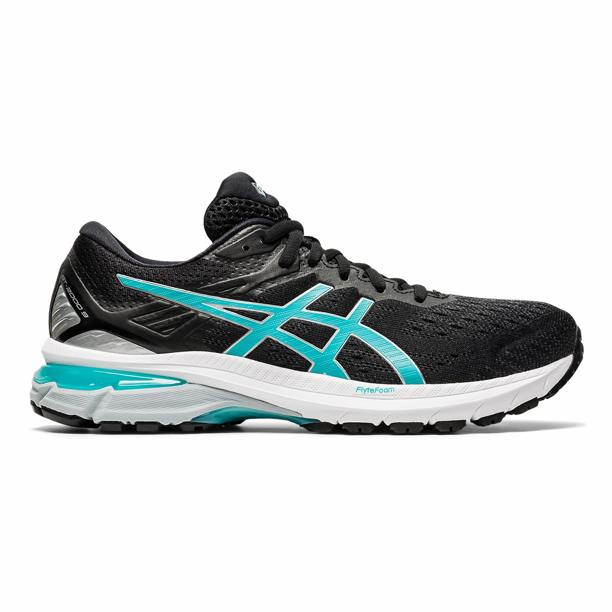 Asics GT 2000 9 - Black - Techno Cyan