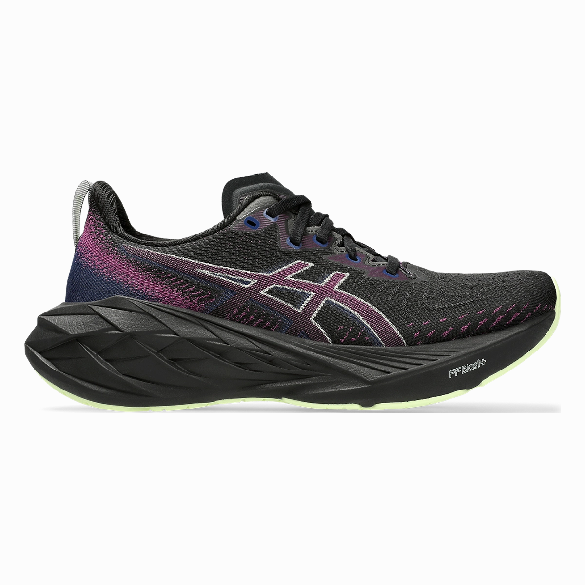 Asics Novablast 4 - Black - Blue Expanse Pleasant Aesthetic