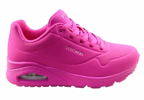 Athletic Footwear Skechers Womens Uno Neon Nights Memory Foam Shoes Activities