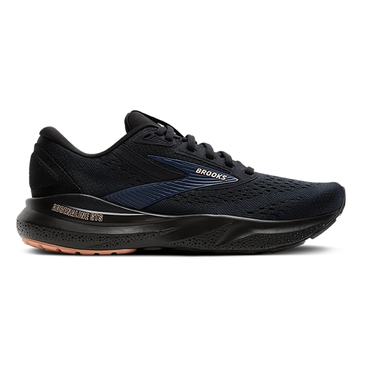Brooks Adrenaline GTS 24 Black - Peacoat - Peach Universal Cutting-edge