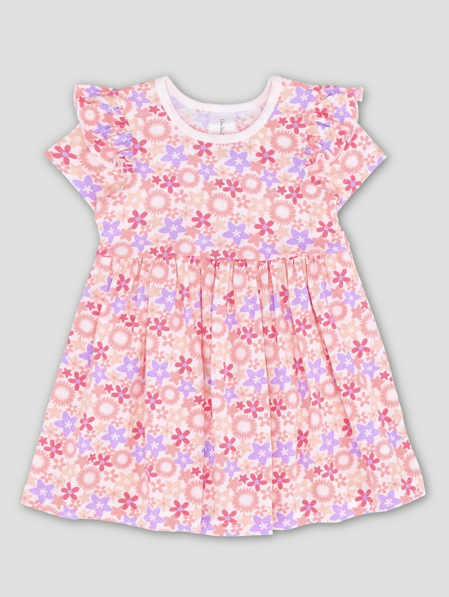 Baby Girls Printed Knit Dress Clothing and accessories Nylon - included fashion