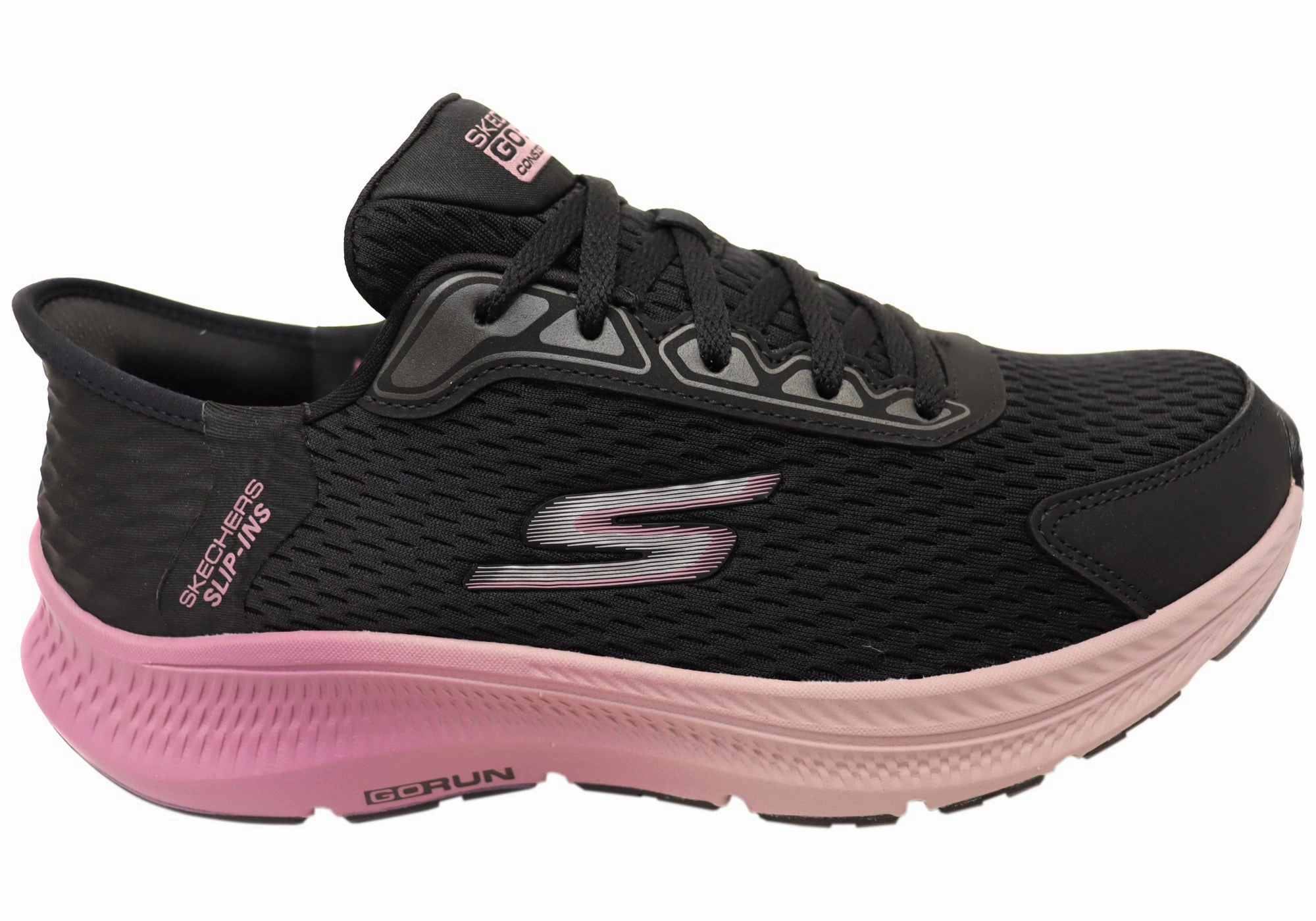Beaded Accents Skechers Womens Slip Ins GOrun Consistent 2.0 Cameroon Shoes Trash Bags