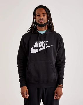 Beaded fashion items Nike Club Fleece Graphic Pullover Hoodie Embroidered fashion