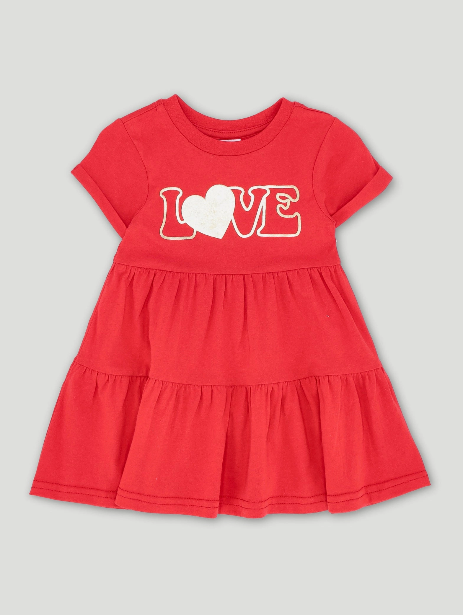 Style statements Baby Girls Statement Knit Dress - Red Outerwear options
