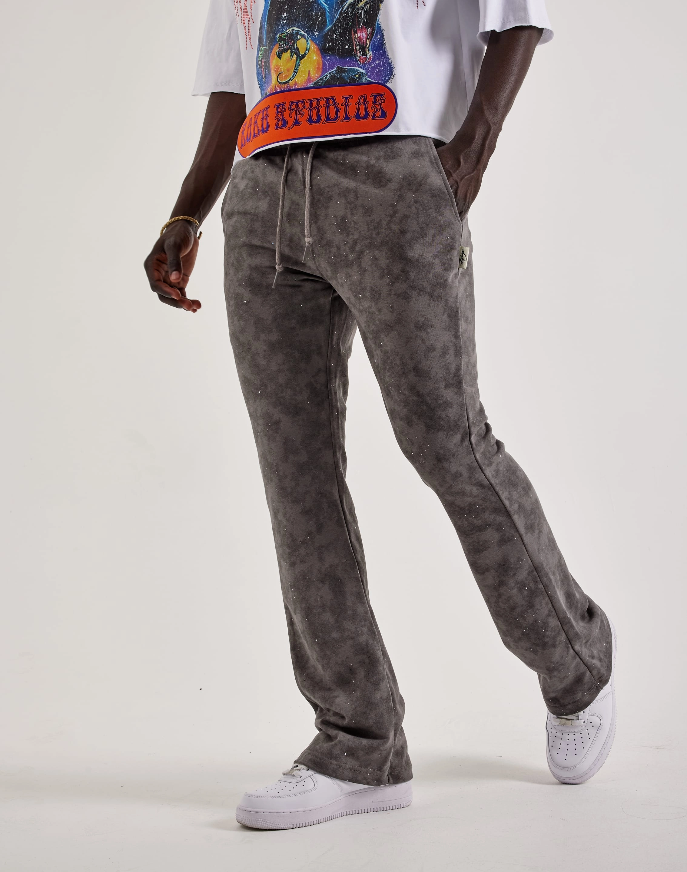 BKYS Washed Fleece Flare Pants Fashion exhibitions Sustainable fashion practices
