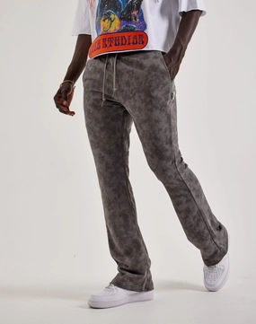 BKYS Washed Fleece Flare Pants Stylish products Stylish products