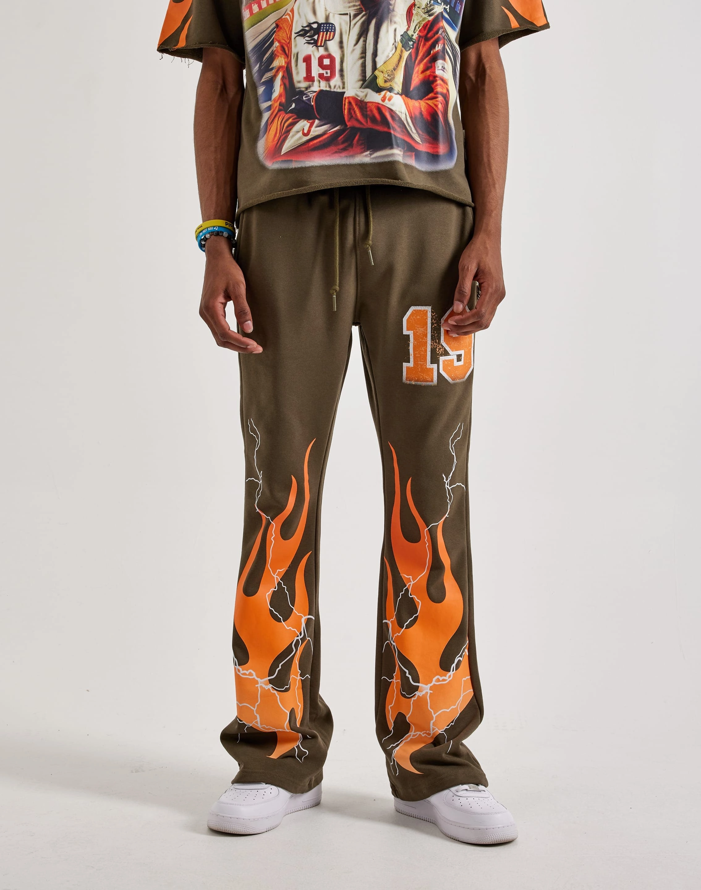 BKYS  Waves Flame Pants Fashion museums Military - inspired fashion