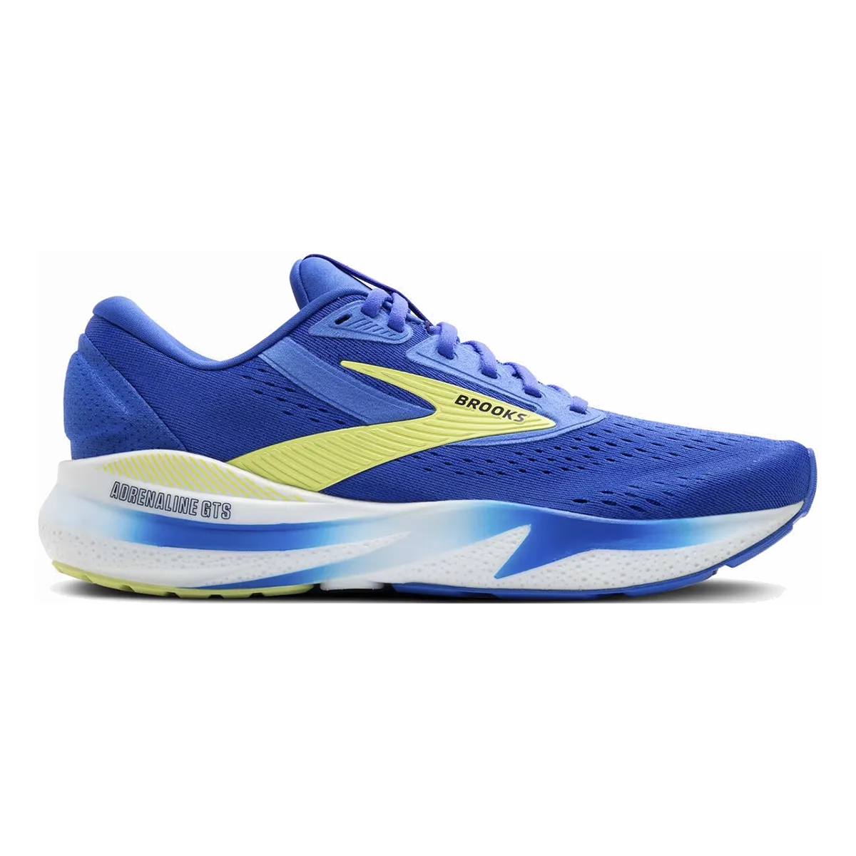 Playful Brooks Adrenaline GTS 24 Cobalt - Neo Yellow - Peacoat Gentle