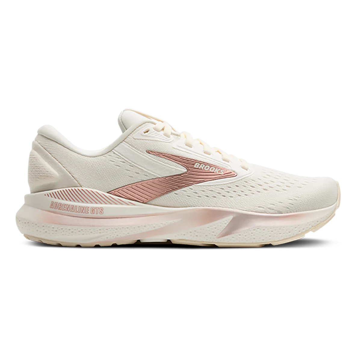 Brooks Adrenaline GTS 24 Coconut - Rose Gold - White Tenacious Appealing