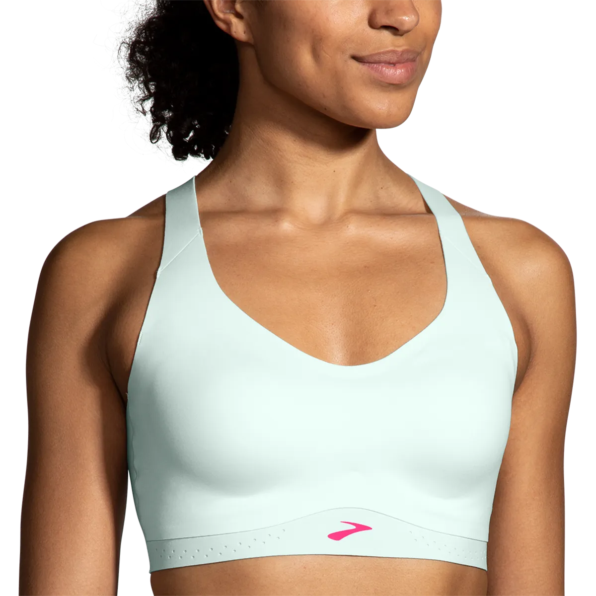 Intentional Brooks Dare Strappy Run 2.0 Bra Sharp