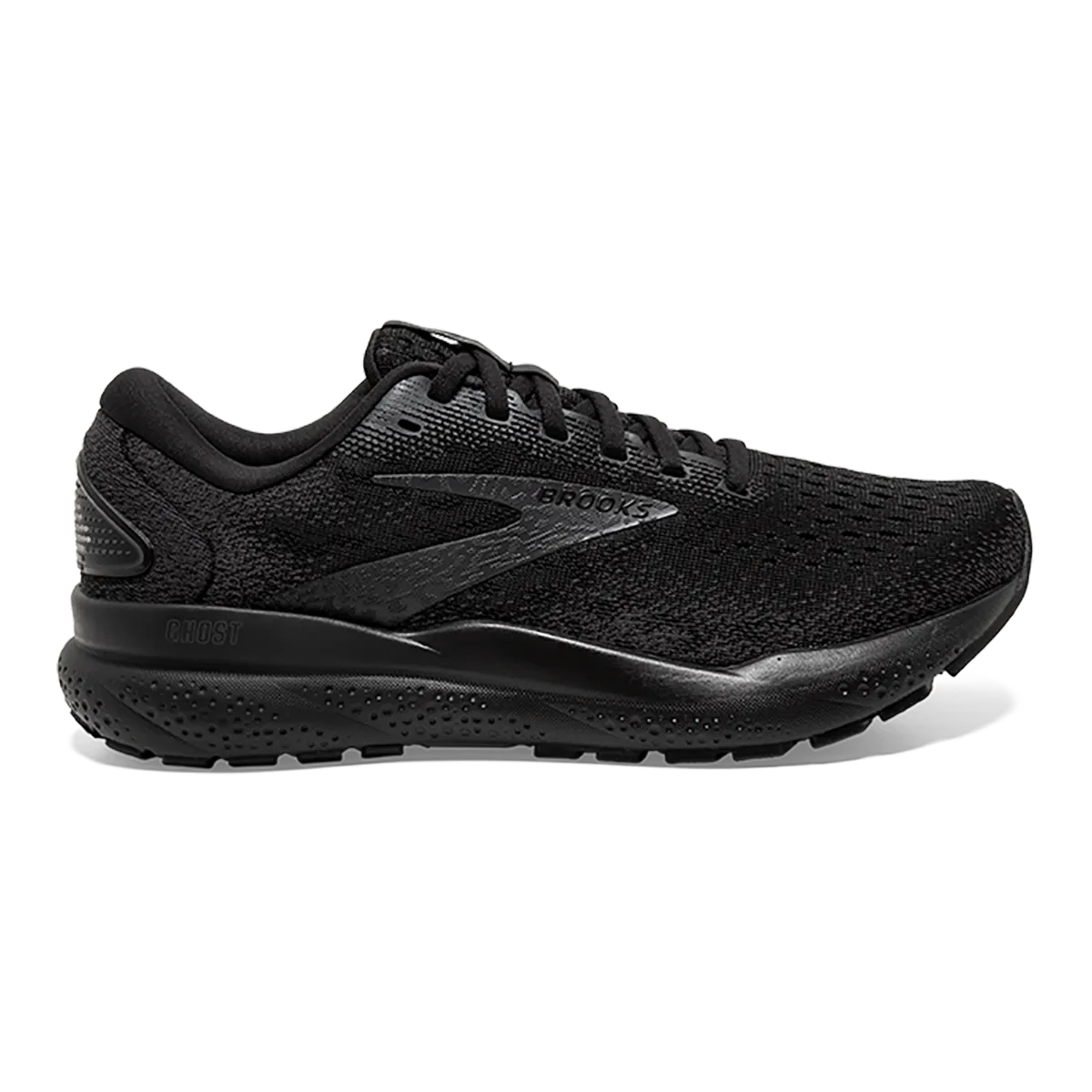 Brooks Ghost 16 - Black - Black - Ebony Upbeat Wide-ranging