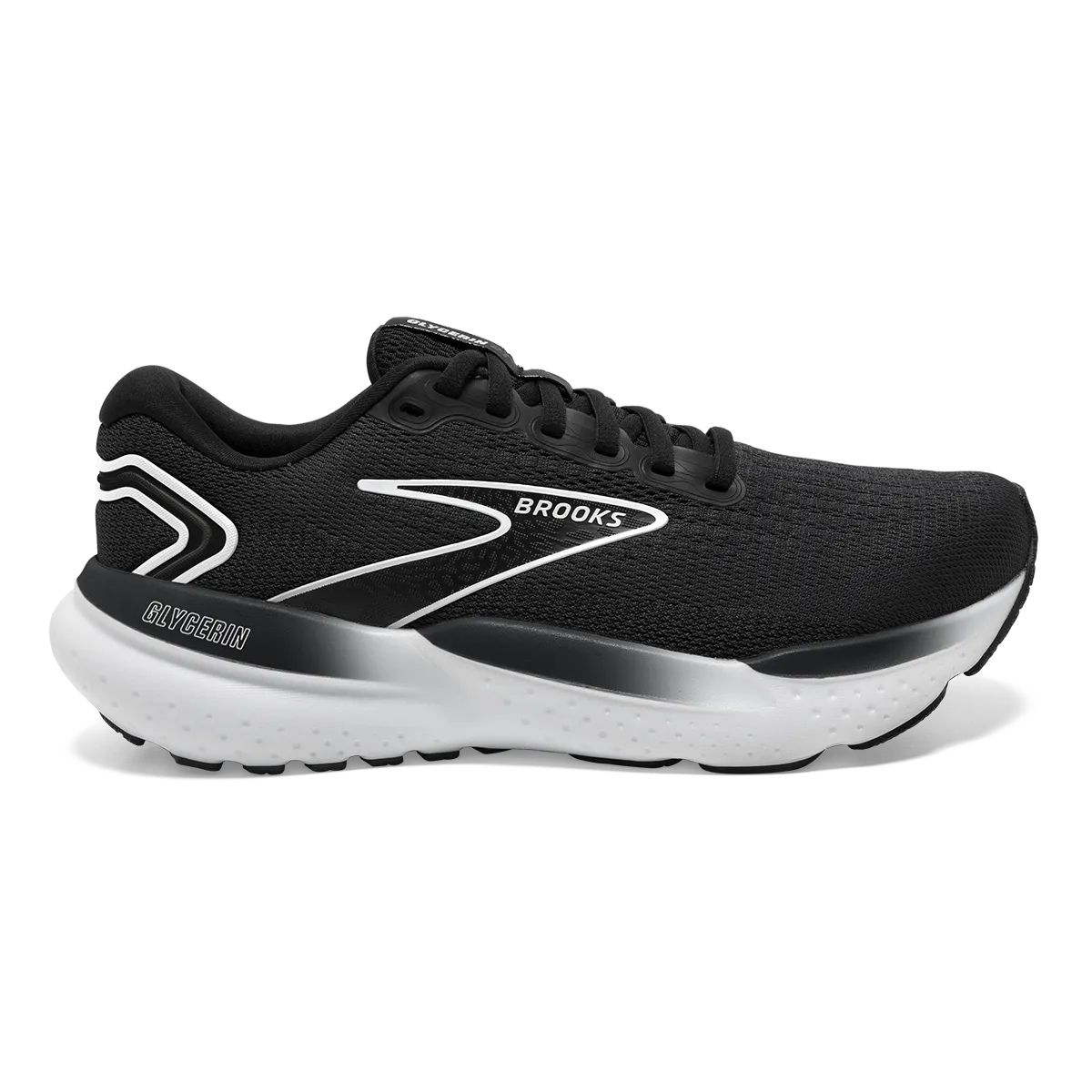 Brooks Glycerin 21 - Black - Grey - White Faithful Sturdy