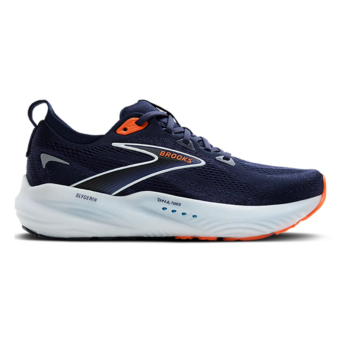 Vital Brooks Glycerin 22 Peacoat - Blue Ribbon - Orange Cultured