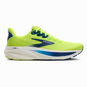 Brooks Ghost 17 Acid Lime - Navy - White Universal Key