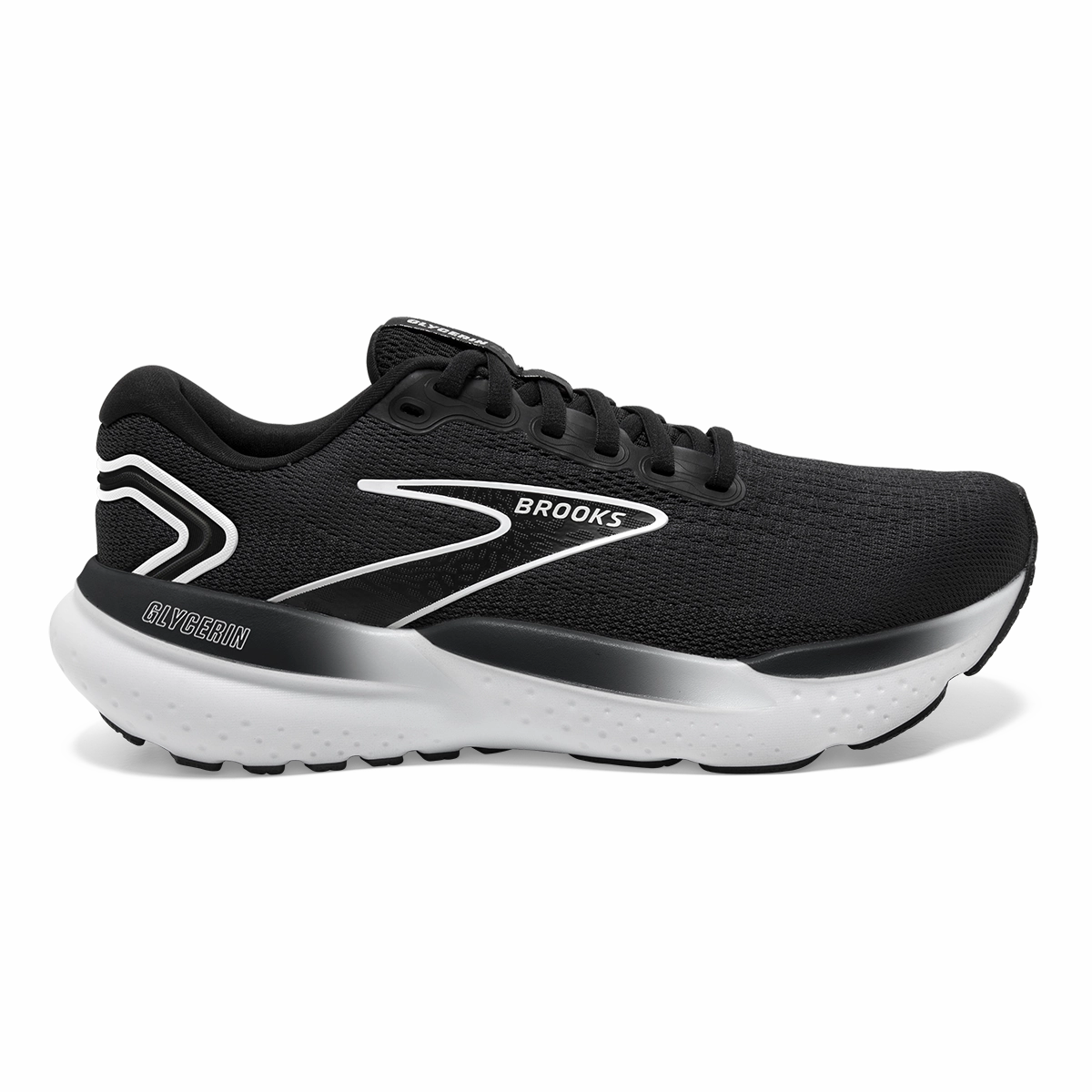 Brooks Glycerin 21 - Black - Grey - White Primary Firm