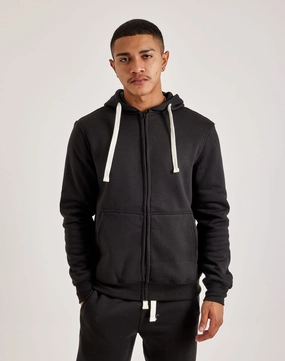 Budget - friendly fashion DH Essentials Basic Full-Zip Fleece Hoodie Recycled fashion materials