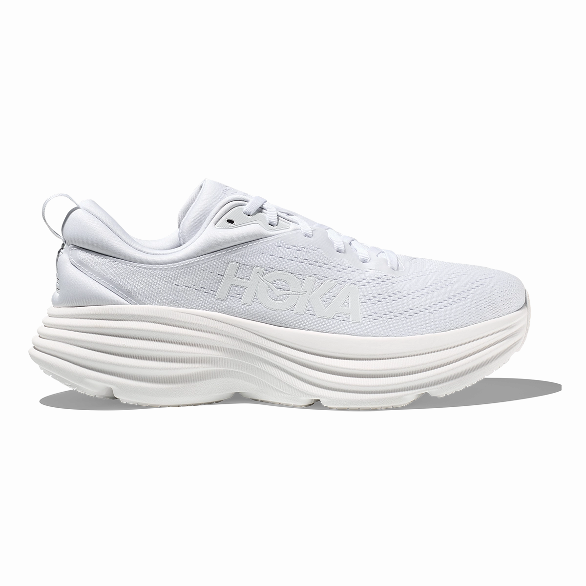Nature-friendly Hoka Bondi 8 - White - White Prestigious