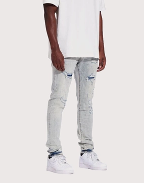 Business casual wear THE LEVERAGE Denim Atlantic Slim Fit Denim Jeans Fashion trends