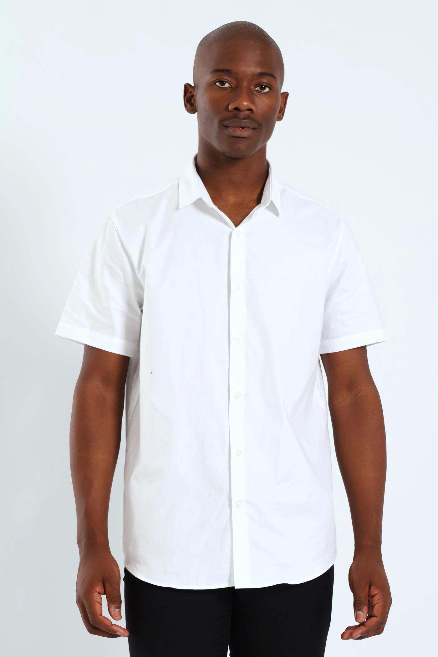 Ethical fashion choices Tonal Textured Shirt - White Fashion must - haves