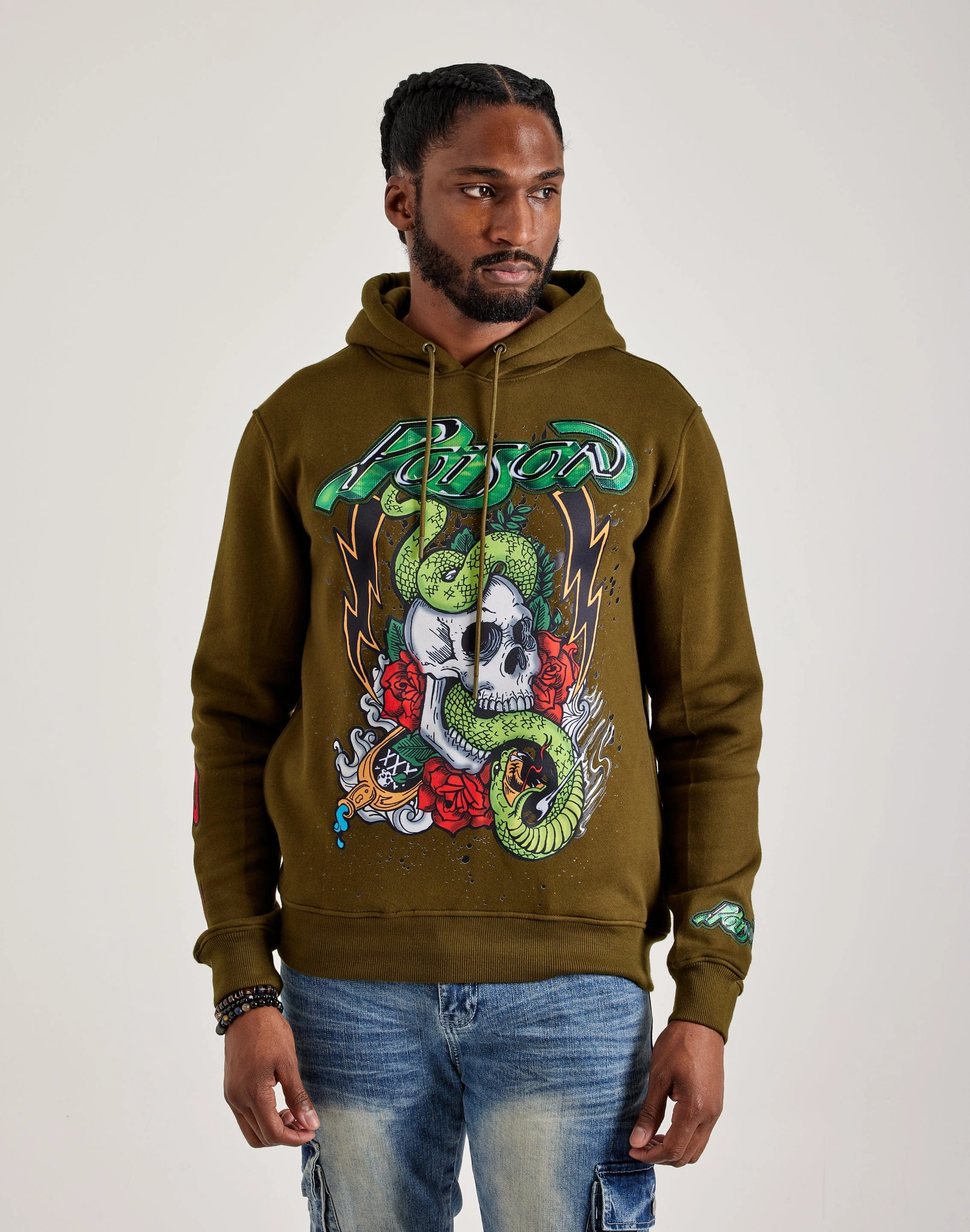 Central Mills Poison Pullover Hoodie Trendy gear Clothing prices