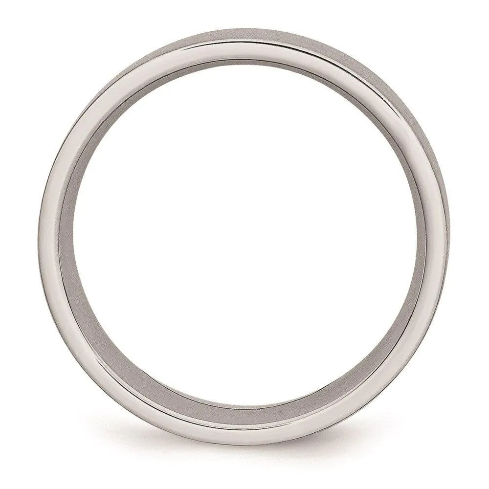 Chisel Jewelry Cobalt Flat Satin 8mm Band