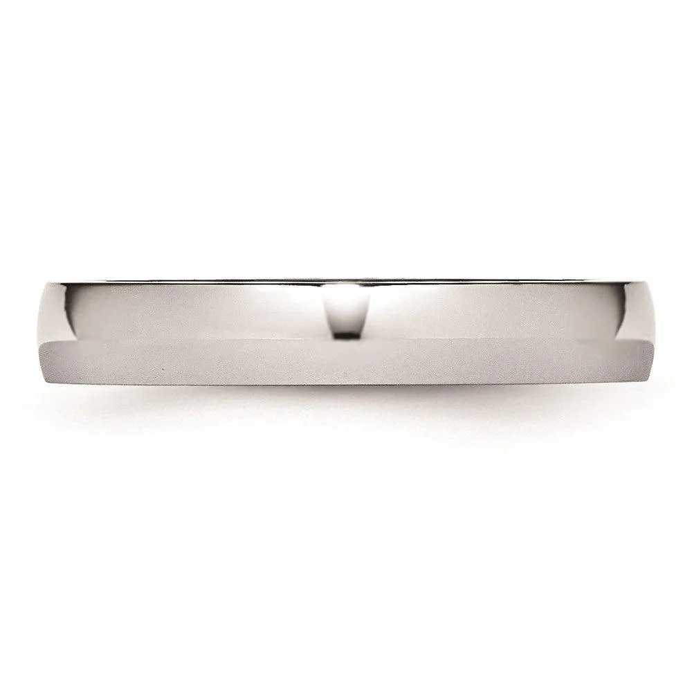Chisel Jewelry Cobalt Polished 4mm Band