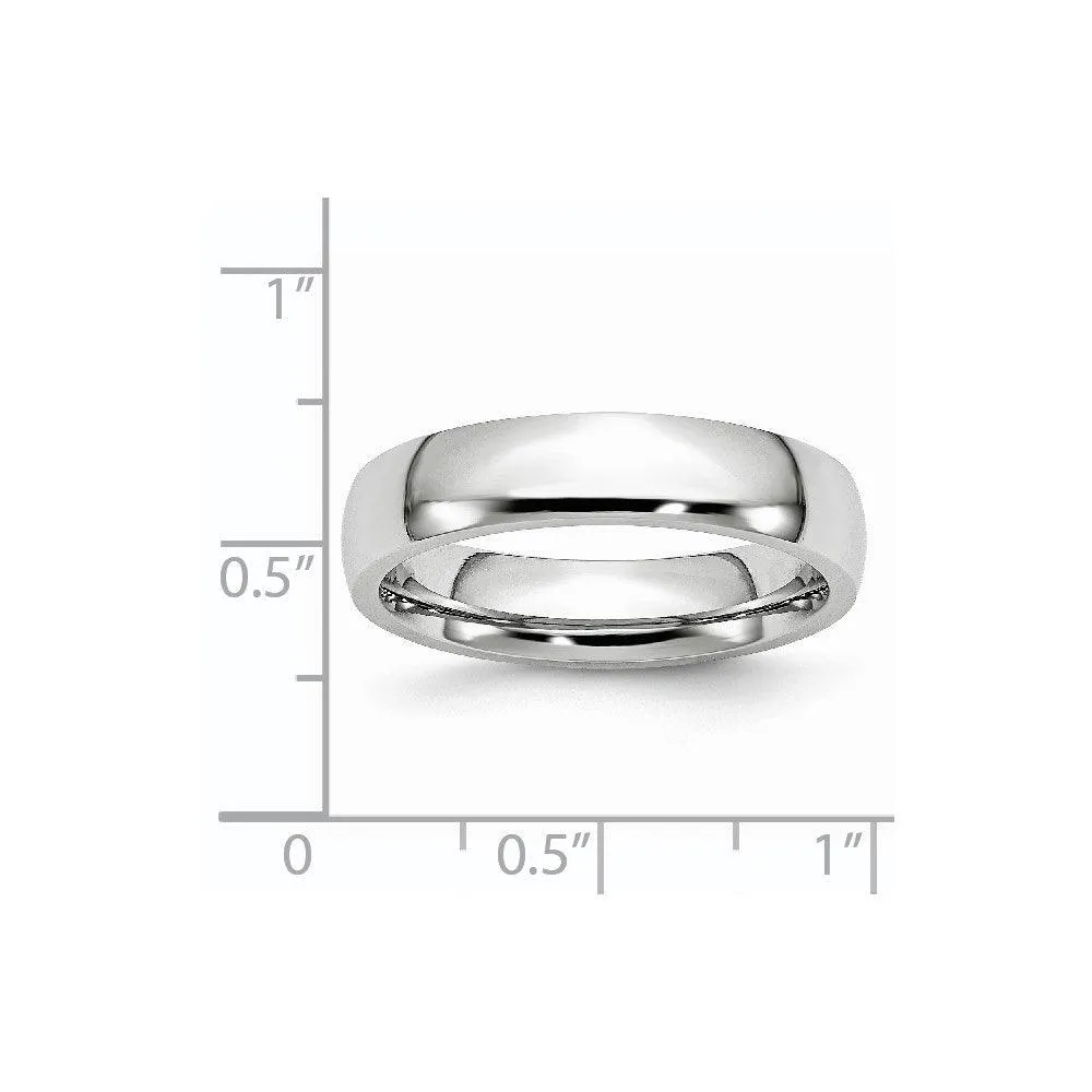 Chisel Jewelry Cobalt Polished 5mm Band