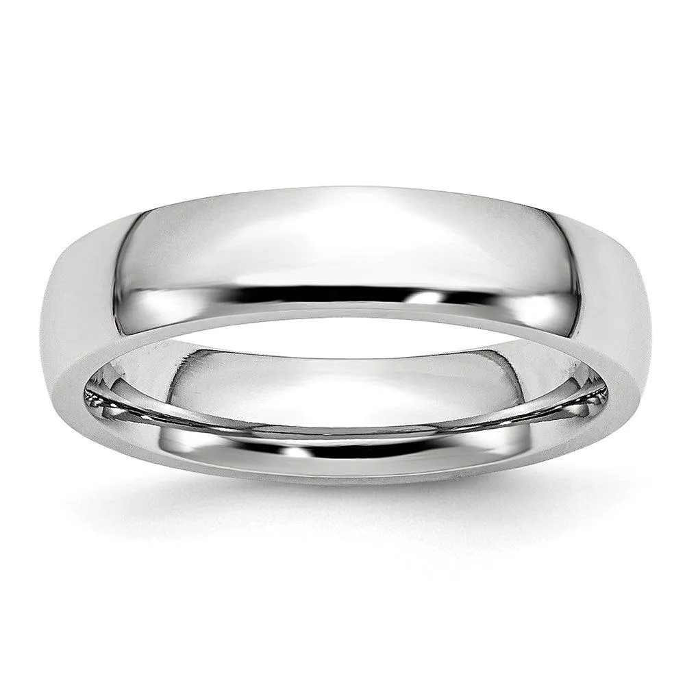 Chisel Jewelry Cobalt Polished 5mm Band