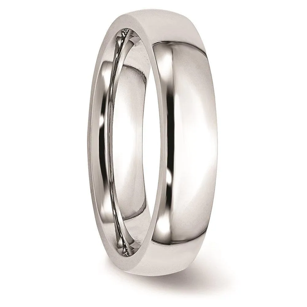 Chisel Jewelry Cobalt Polished 5mm Band