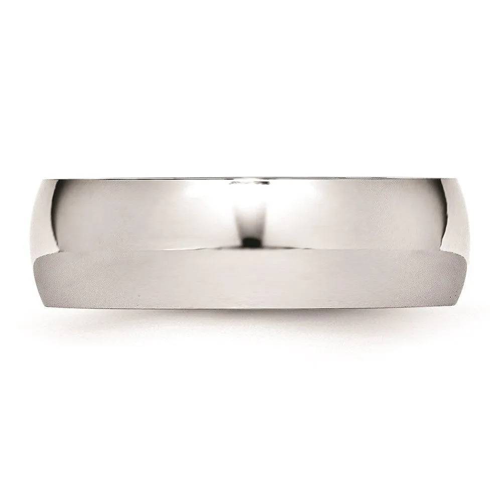 Chisel Jewelry Cobalt Polished 7mm Band