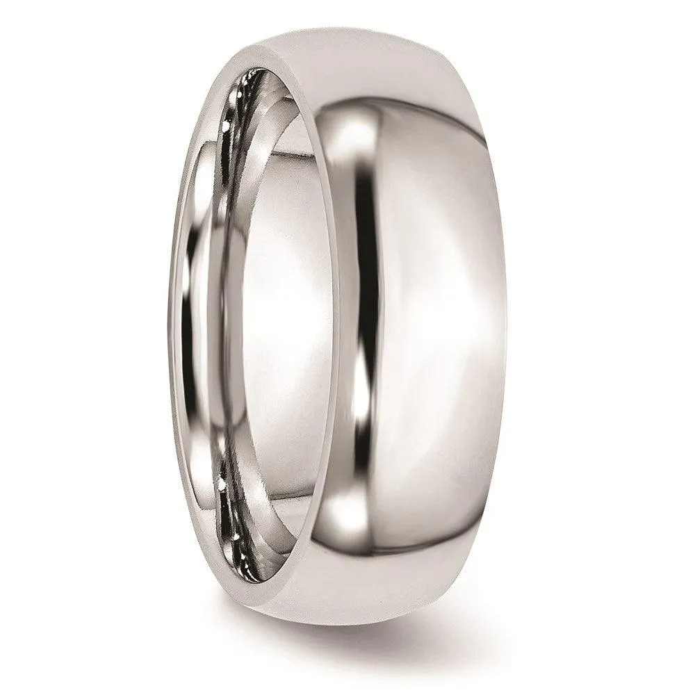 Chisel Jewelry Cobalt Polished 7mm Band