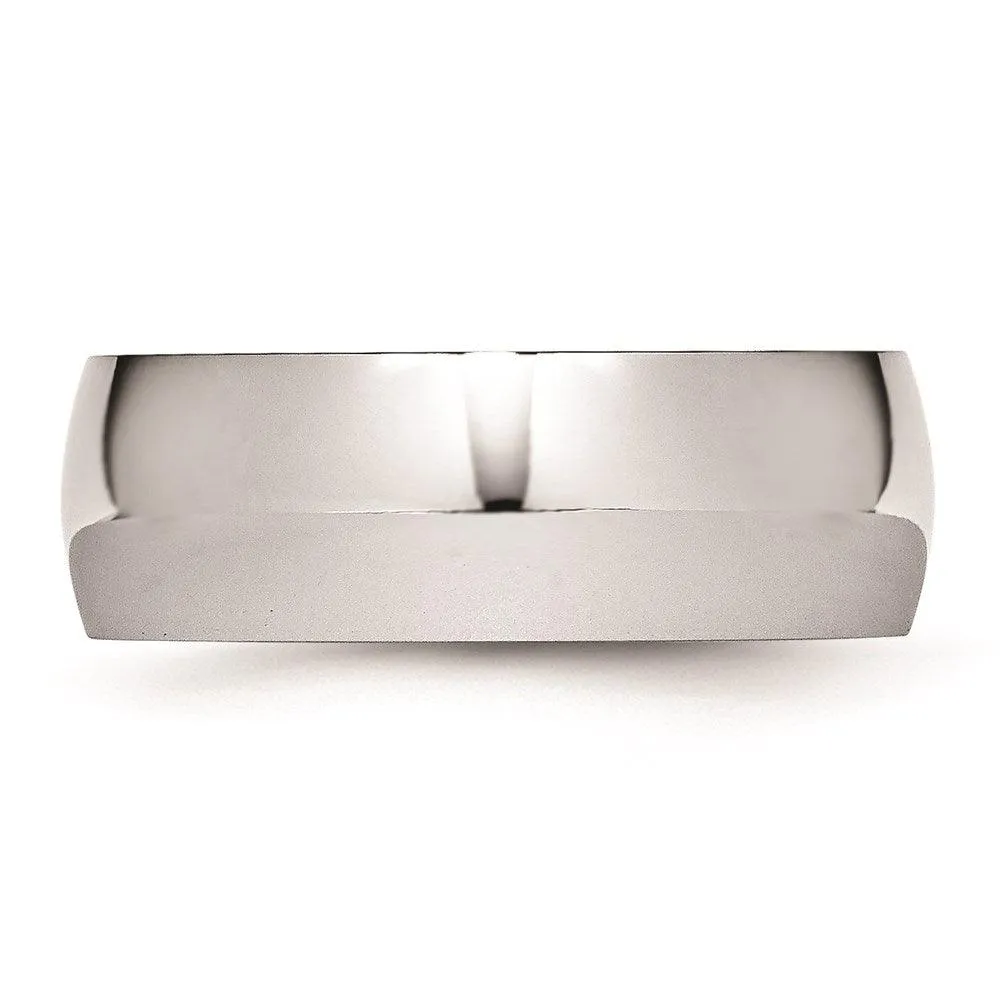 Chisel Jewelry Cobalt Polished 8mm Band